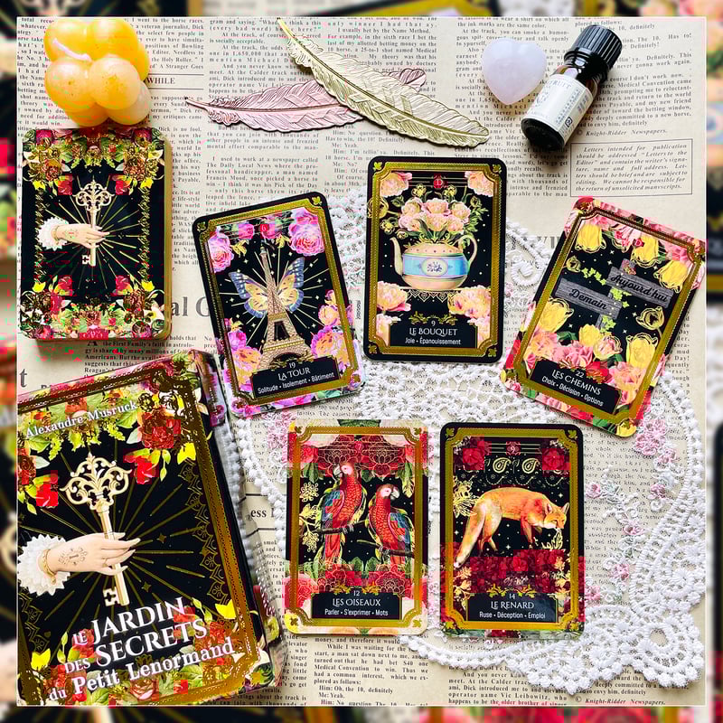 フランス語】秘密の花園プチルノルマン【ルノルマンカード】 | musemuse