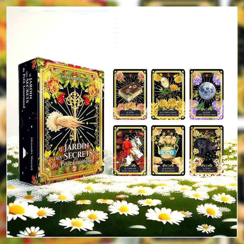 フランス語】秘密の花園プチルノルマン【ルノルマンカード