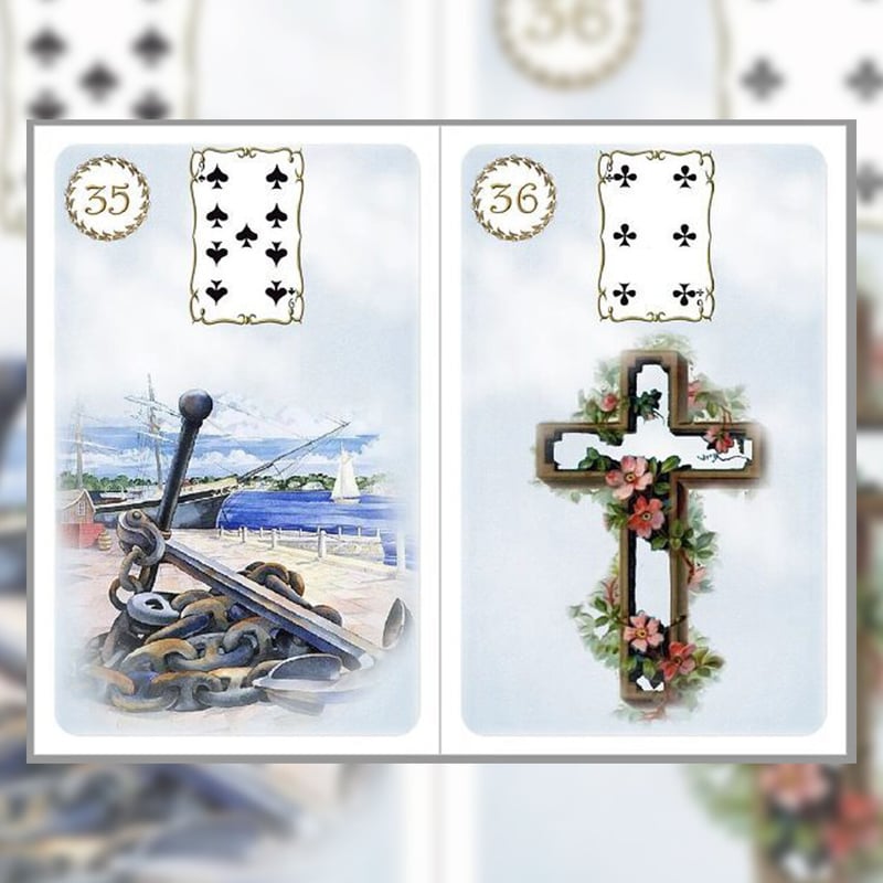 Blue Lenormand cards【ルノルマンカード】 | musemuse