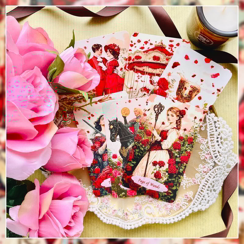 アンティークローズタロットカード Antique Rose Tarot | musemuse