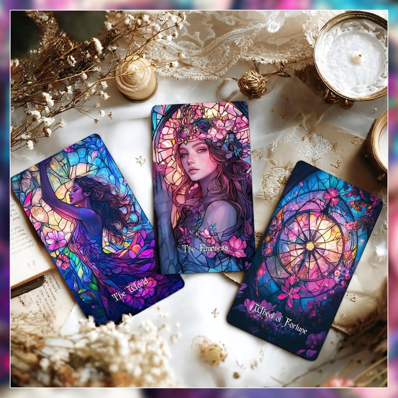 Stained Glass Bloom Tarot Deck【タロットカード】 | musemuse