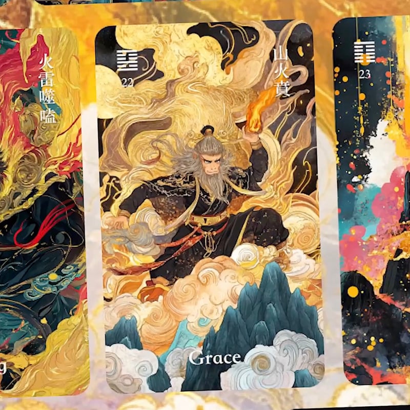 I-Ching Oracle Wukong Edition【オラクルカード】 | musemuse