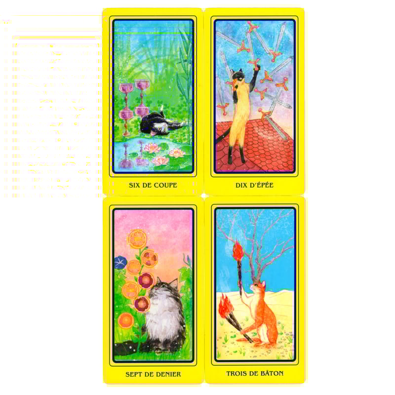 フランス語】猫のタロット【タロットカード】 | musemuse