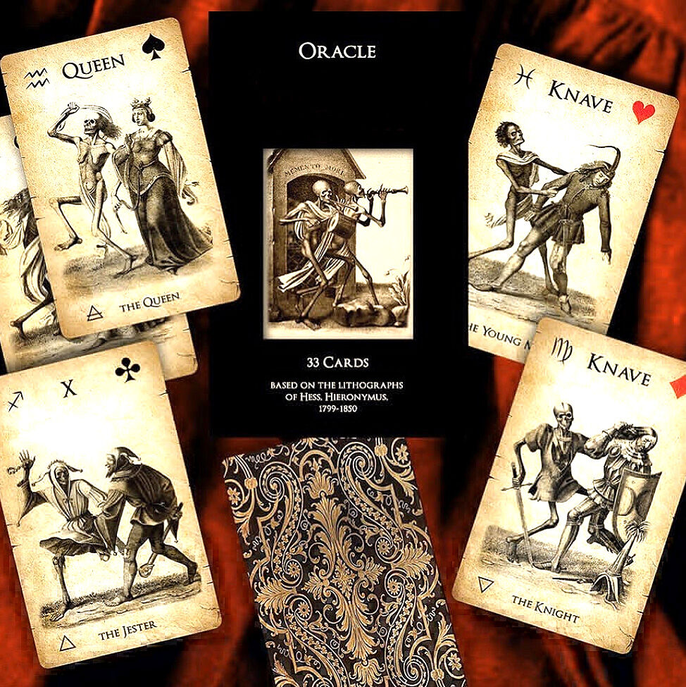 ✨250個のみ✨希少な海外インディーズ！死のダンスオラクルカード・タロットカード Dance of death oracle【オラクルカード】 | musemuse