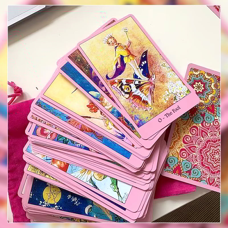 洋書 Fairy Land tarot deck Fairy Land Tarot Deck. Vintage Illustration Tarot Cards - Etsy