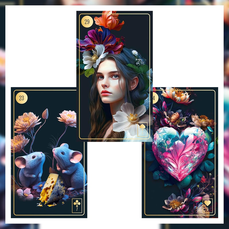 Lenormand Kartenset Floralis【ルノルマンカード】 | musemuse