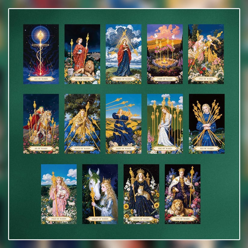 ミニサイズ】Moonshadow Floral Vow Tarot【タロットカード】 | m