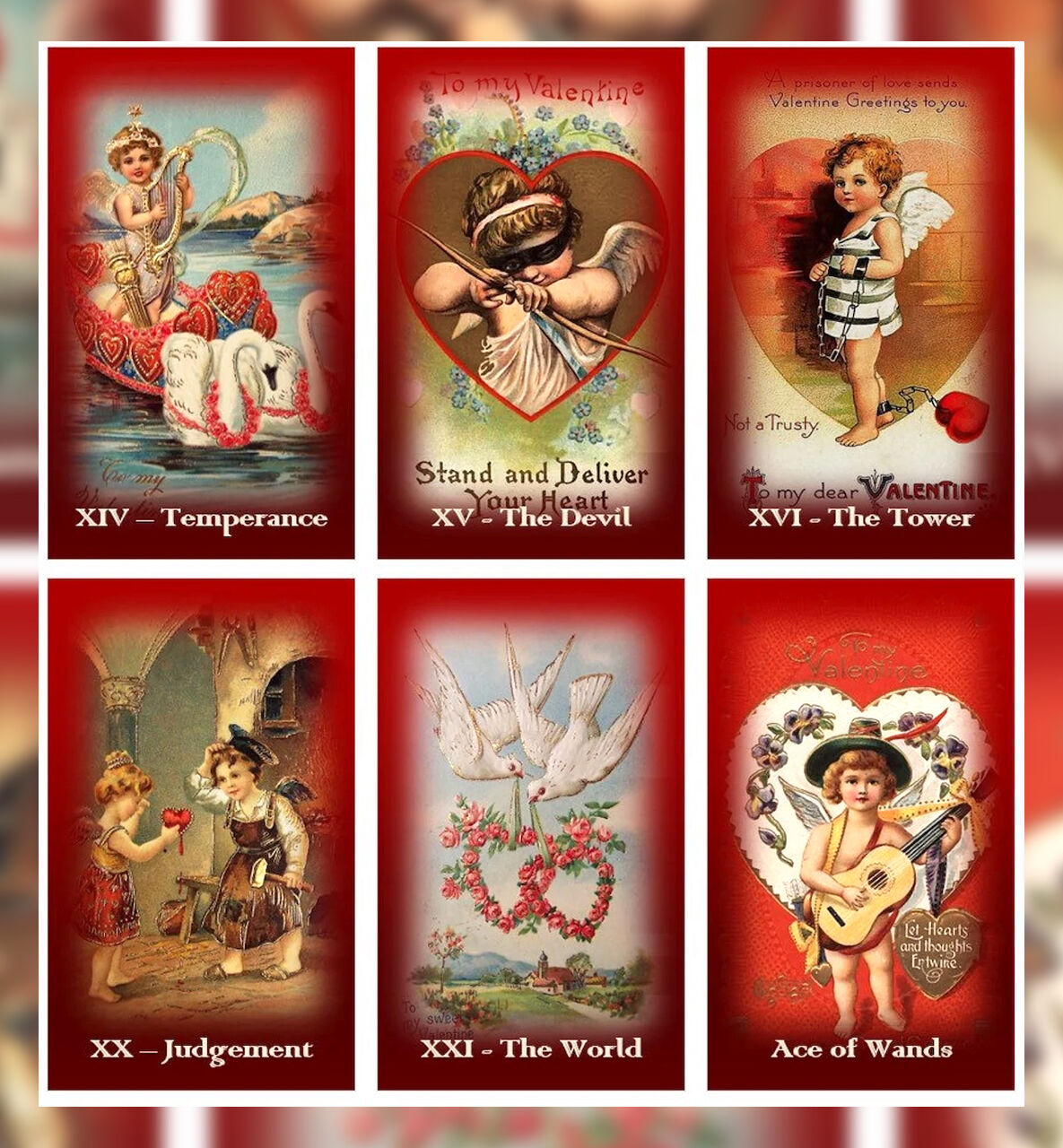 趣味/スポーツ/実用 Valentine&#39;s Day Tarot 予約商品】Valentine's Day Tarot Deck【タロットカード】 | mus
