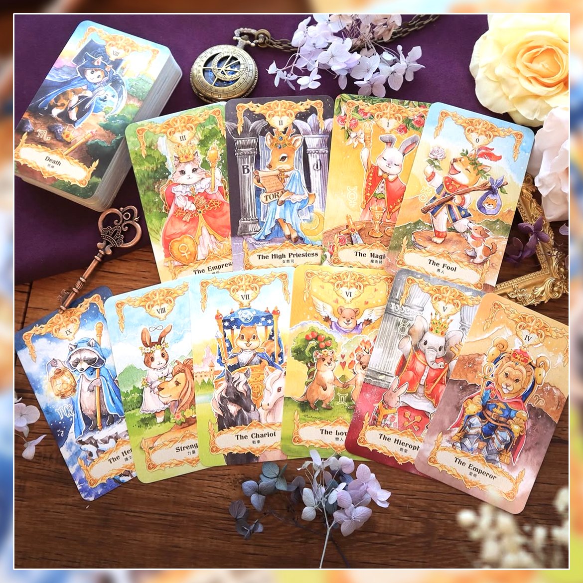 再販バージョン】Animal Tarot【タロットカード】 | musemuse