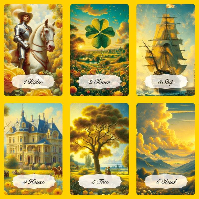 ふわりKarten Lenormand  ルノルマンカード Fantastic dream Lenormand【ルノルマンカード】 | musemuse