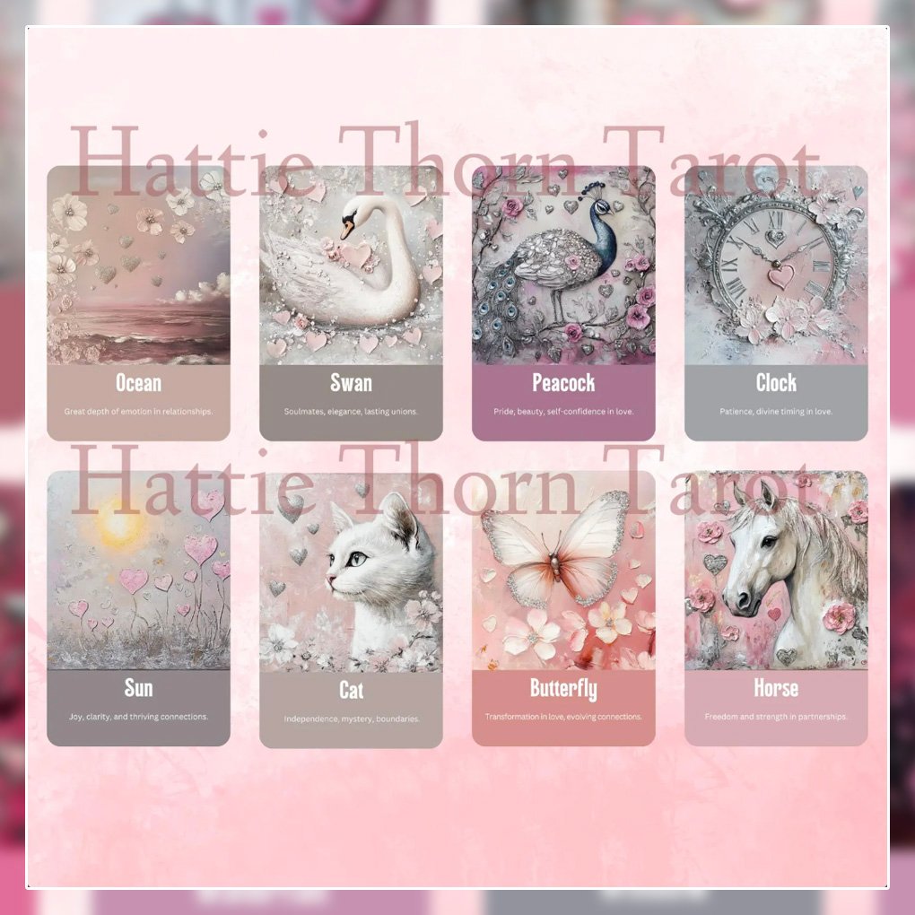 the lovely  oracle ラブリーレディースオラクルカード Amazon.co.jp: ラブリーレディースタロットカード、美しい