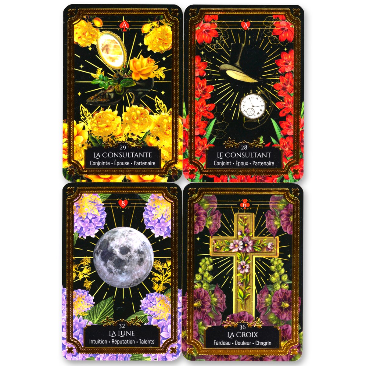 フランス語】秘密の花園プチルノルマン【ルノルマンカード】 | musemuse