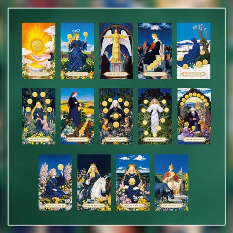 【ミニサイズ】Moonshadow Floral Vow Tarot【タロットカード】