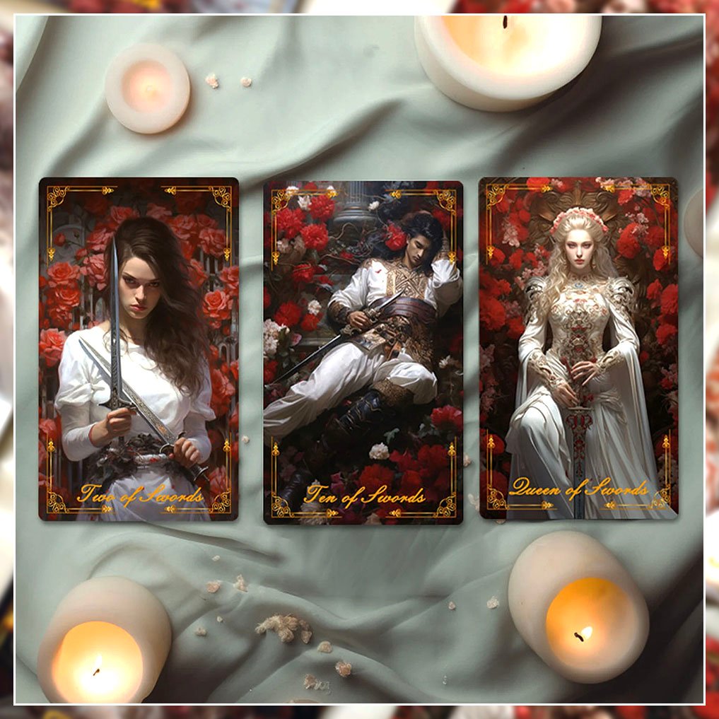 Red Rose Tarot Card【タロットカード】 | musemuse