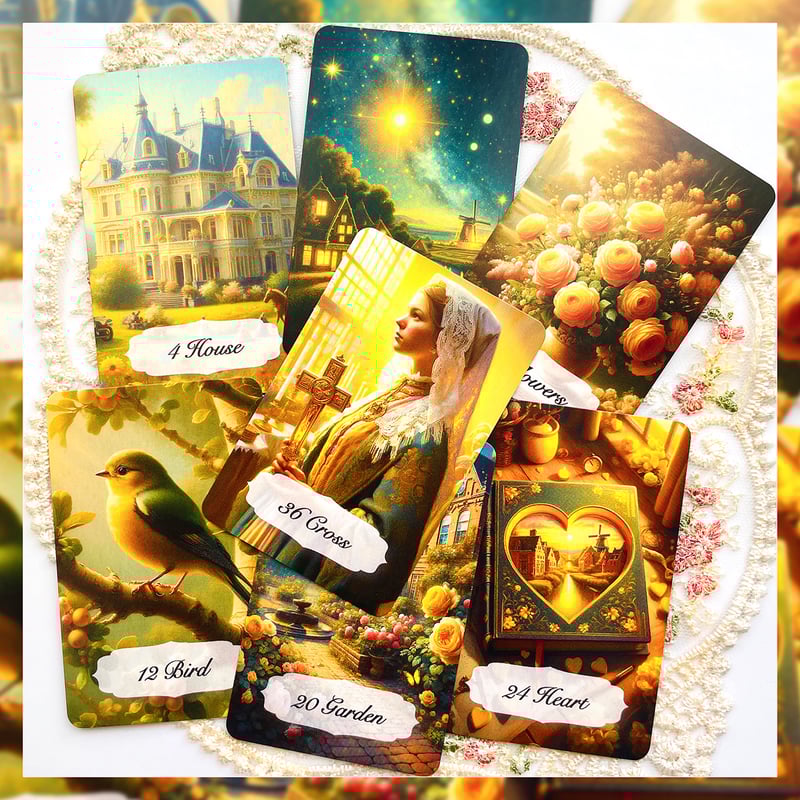 ふわりKarten Lenormand  ルノルマンカード 再入荷】ファインドルノルマン（2024年9月発売） | 日本の