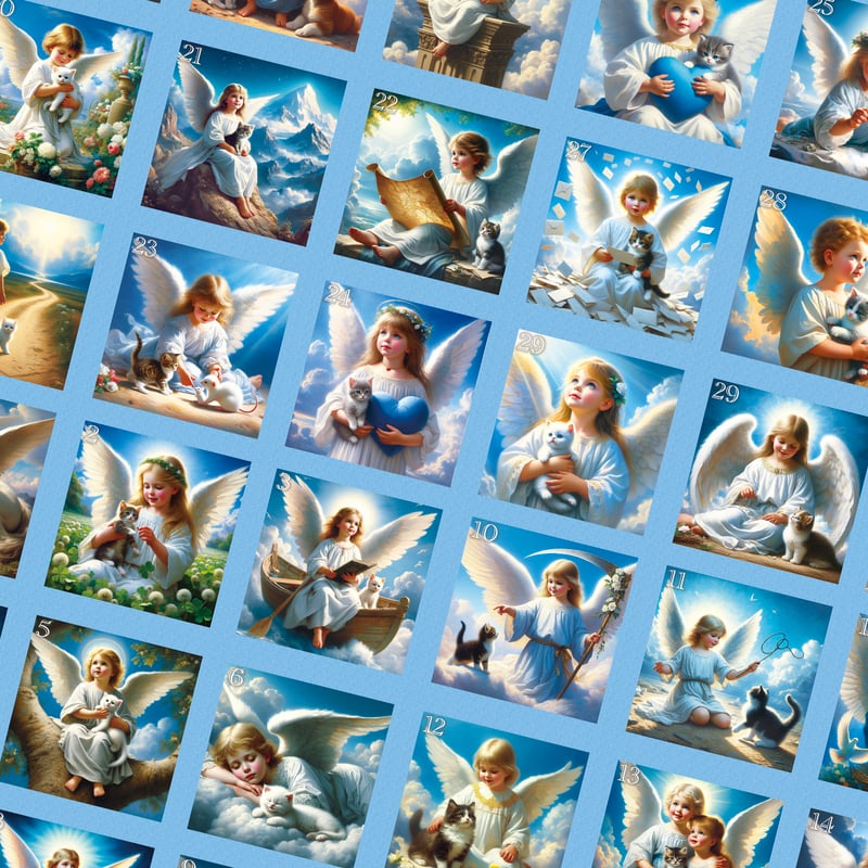 Angels and Kittens Lenormand【ルノルマンカード】 | musemuse