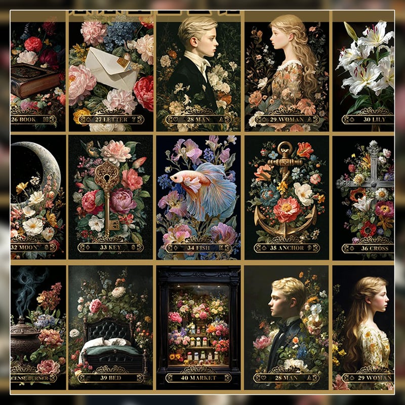 花の季節のルノルマン【ルノルマンカード】 | musemuse