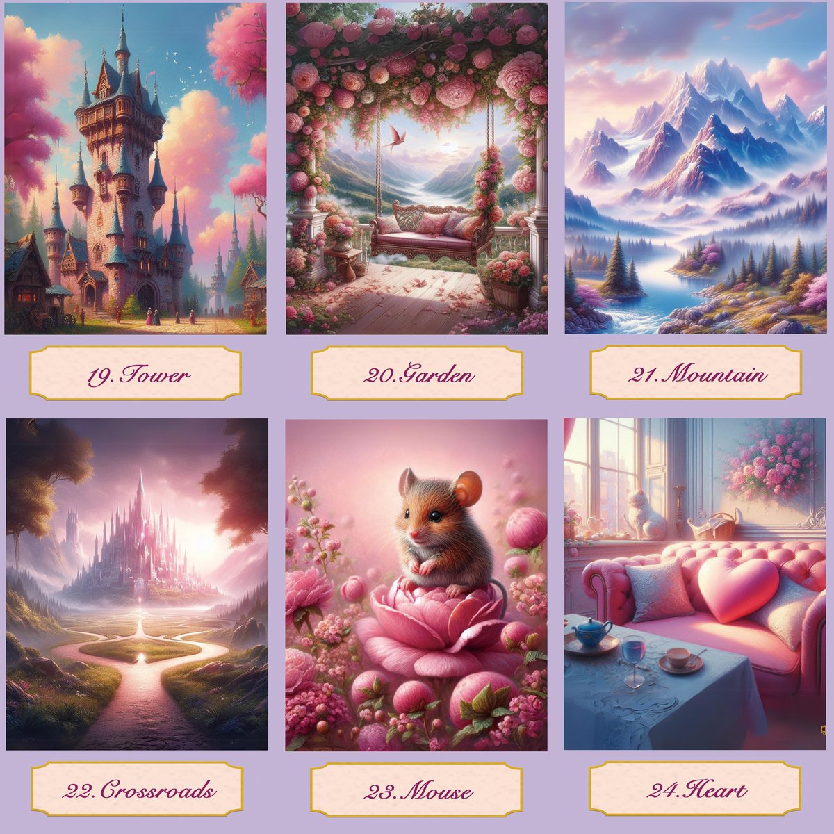 ふわりKarten Lenormand  ルノルマンカード Fantastic dream Lenormand【ルノルマンカード】 | musemuse