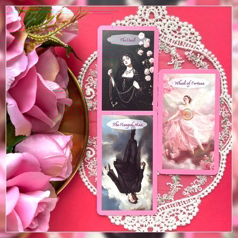 Victorian rose tarot card ビクトリアンローズタロットカード