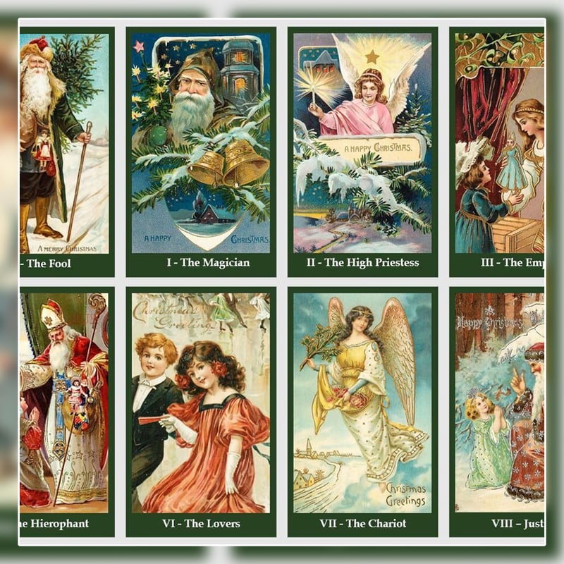 予約商品】Christmas Tarot Deck【タロットカード】 | musemuse