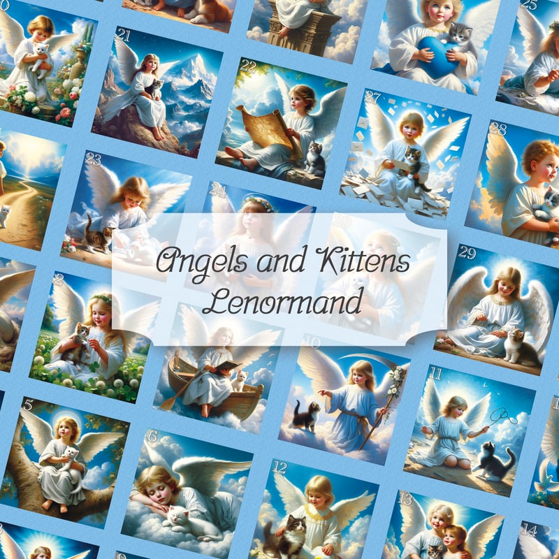 Angels and Kittens Lenormand【ルノルマンカード】 | musemuse