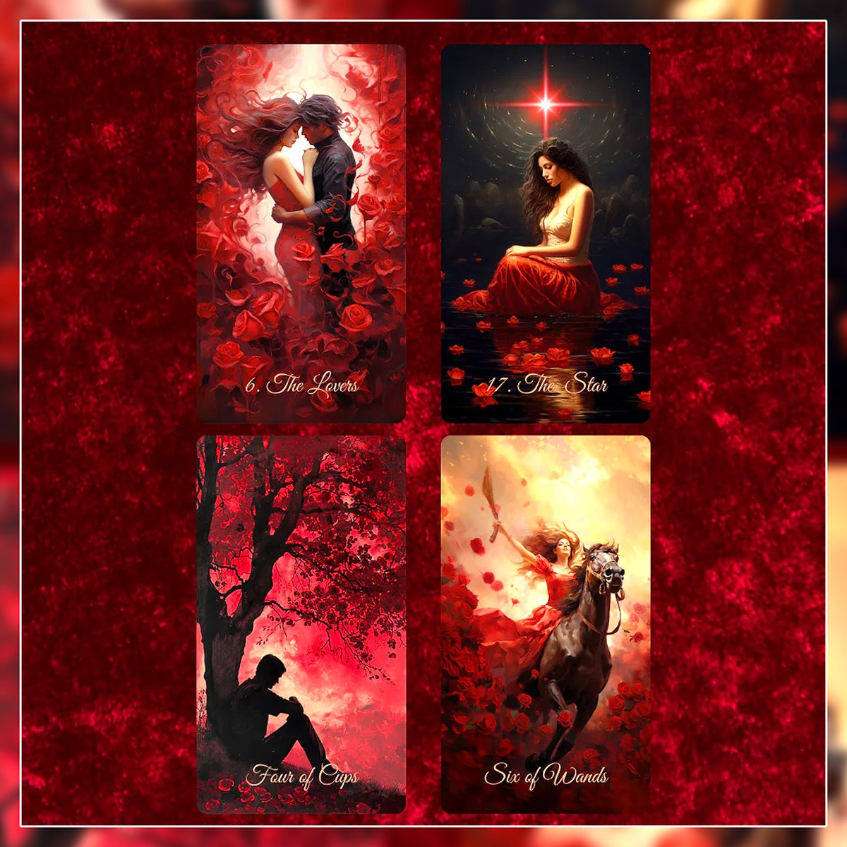 予約商品】Scarlet Rose Tarot【タロットカード】 | musemuse