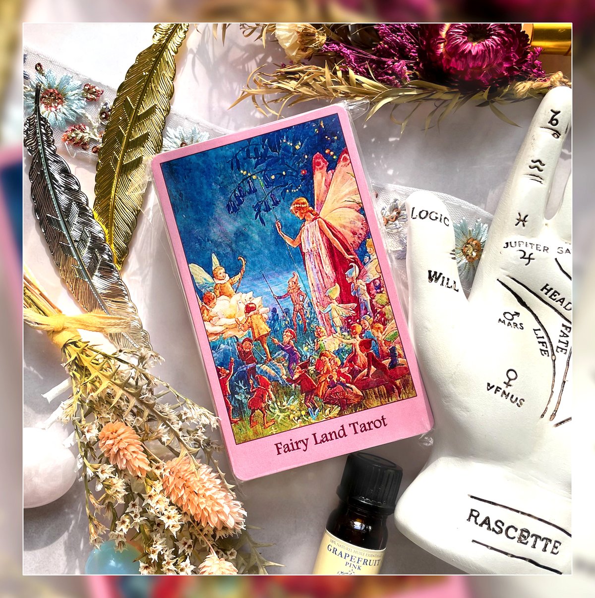 洋書 Fairy Land tarot deck Fairy Land Tarot Deck. Vintage Illustration Tarot Cards - Etsy