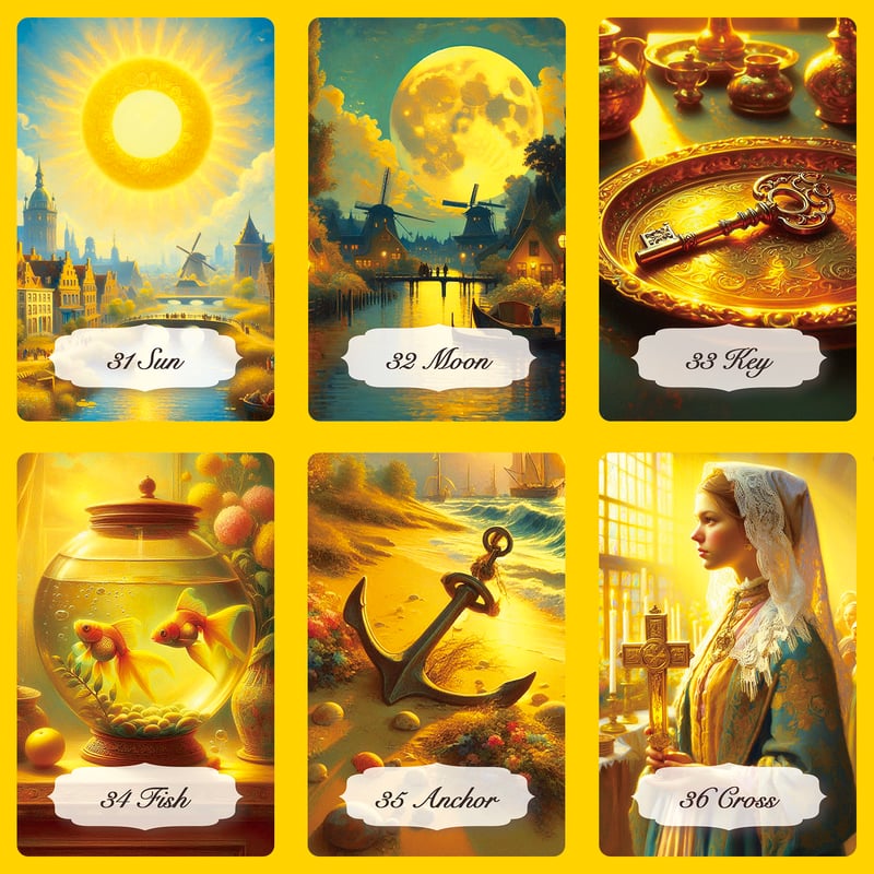 Golden Dreams Lenormand 【ルノルマンカード】 | musemuse