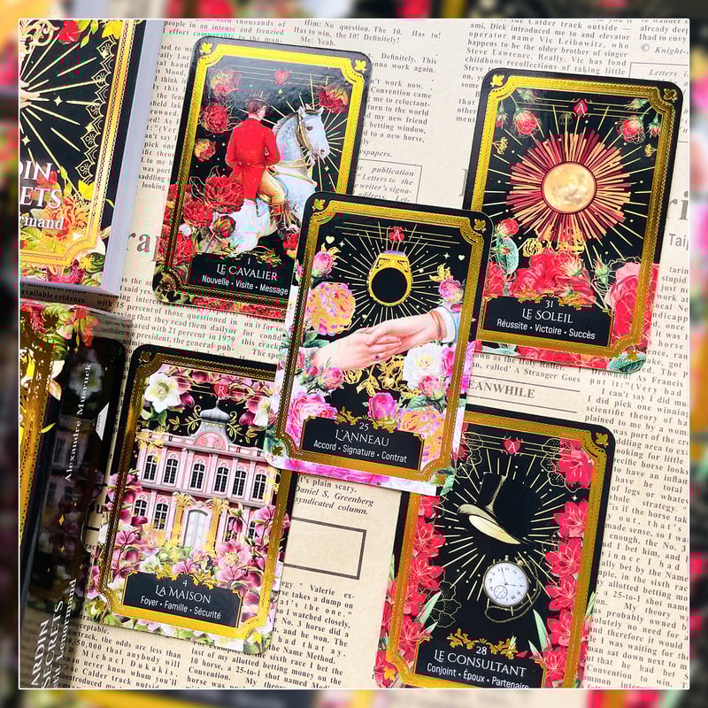 フランス語】秘密の花園プチルノルマン【ルノルマンカード】 | musemuse