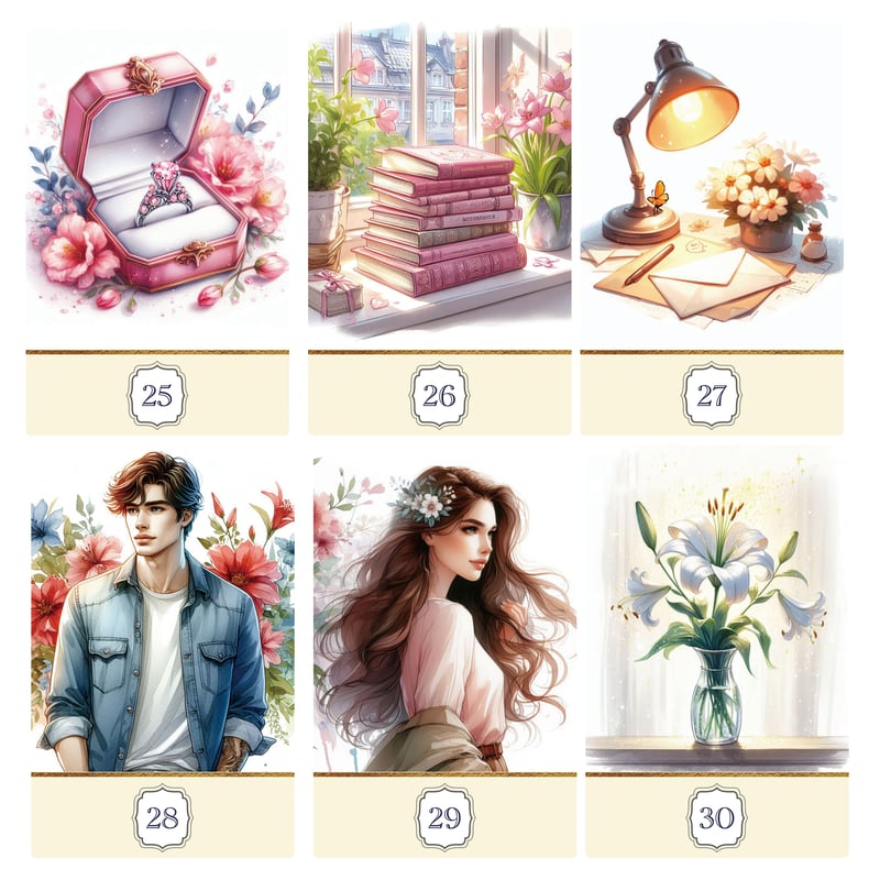 ファッション 【正規品ルノルマンカード】柔らかな秋カラーの水彩画