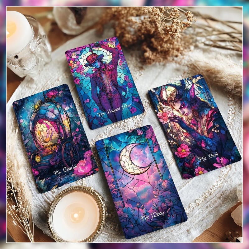 Stained Glass Bloom Tarot Deck【タロットカード】 | musemuse