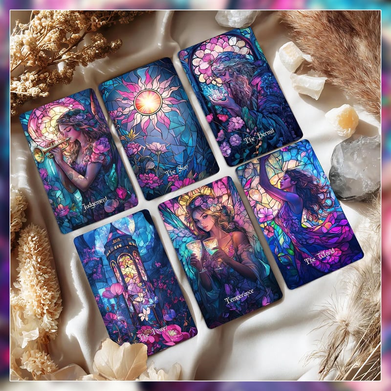 Stained Glass Bloom Tarot Deck【タロットカード】 | musemuse