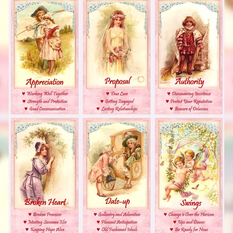 K8888様おまとめ専用　新品 赤がテーマのキスラブオラクルカード 全60枚 Romantic Love oracle【オラクルカード】 | musemuse