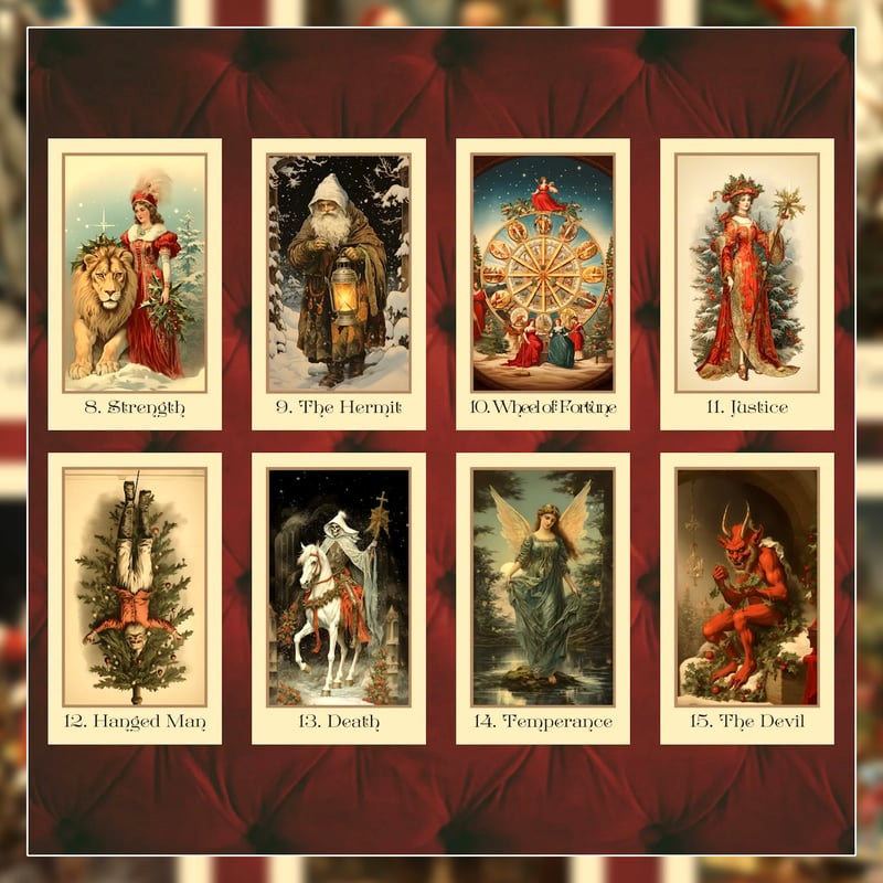 【正規品タロットカード】美麗イラスト✨ビンテージクリスマスタロット The Vintage Christmas Tarot【タロットカード】 | musemuse