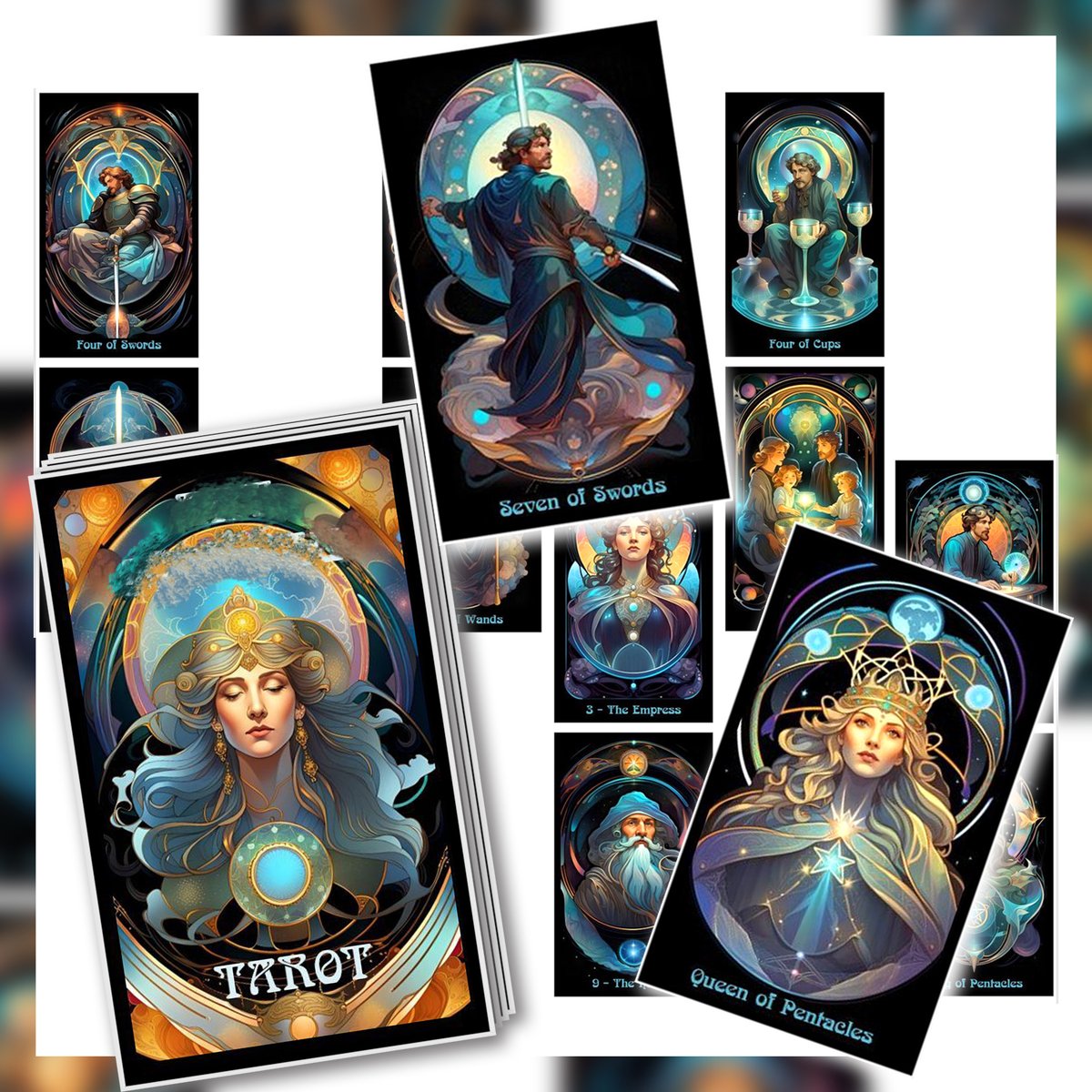 英語版 絶版 うき 希少 TAROT ART NOUVEAU タロットカード 英語版 絶版 うき 希少 TAROT ART NOUVEAU タロットカード