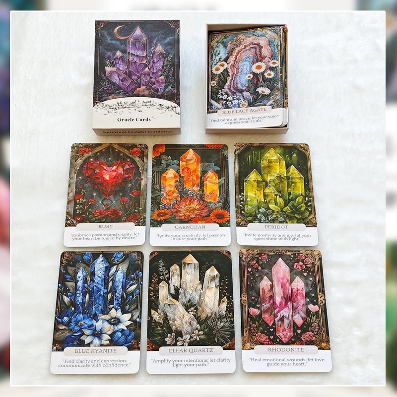 Crystal Wisdom Plant Oracle Cards【オラクルカード】 | mu