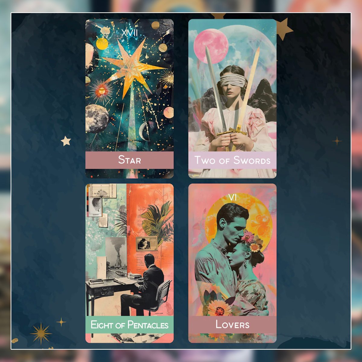 次回入荷未定✨マジックジョッタータロット　タロットカード 予約商品】Magic Mosaic Tarot【タロットカード】 | musemuse