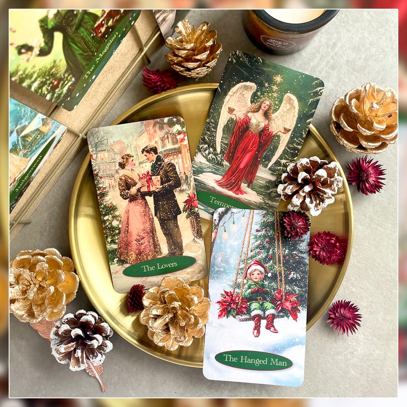 【正規品タロットカード】美麗イラスト✨ビンテージクリスマスタロット The Vintage Christmas Tarot【タロットカード】 | musemuse