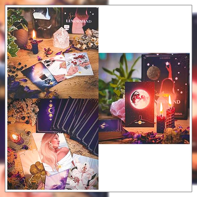 メーカー完売品✨ドイツの美麗デッキ✨入手困難品✨星明りの賛歌のルノルマンカード メーカー完売品✨ドイツの美麗デッキ✨入手困難品✨星明りの賛歌