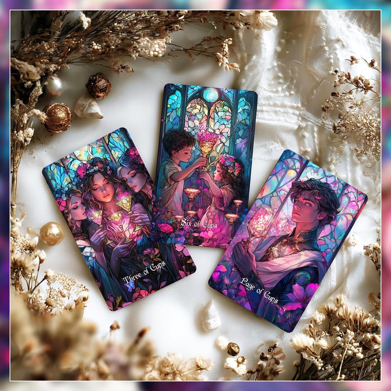 Stained Glass Bloom Tarot Deck【タロットカード】 | musemuse