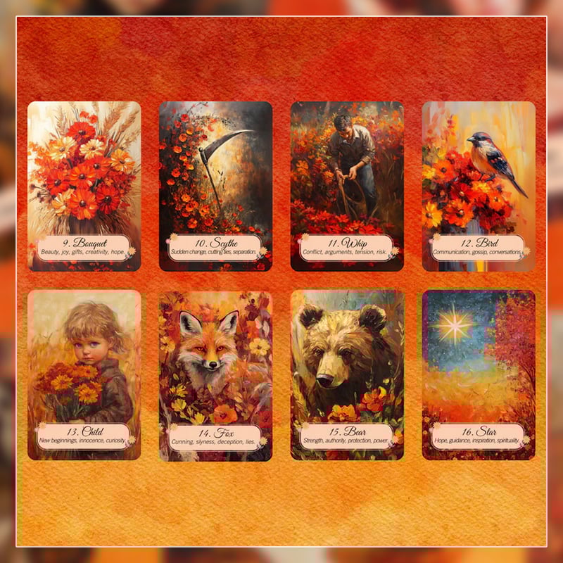 Autumn Fields Lenormand【ルノルマンカード】 | musemuse