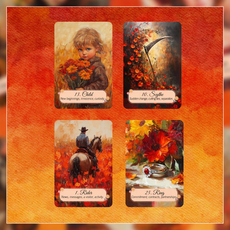 Autumn Fields Lenormand【ルノルマンカード】 | musemuse