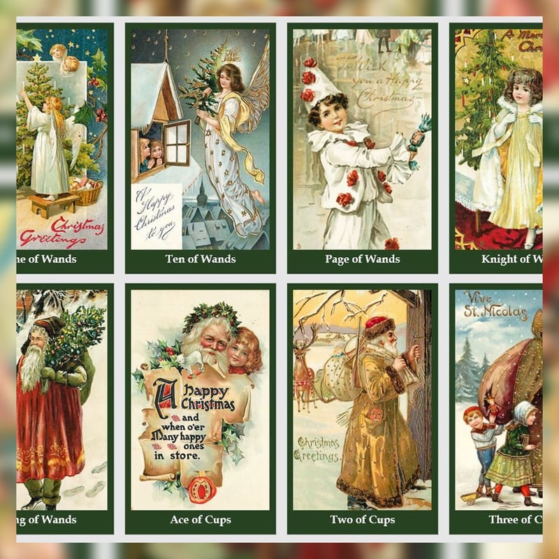 予約商品】Christmas Tarot Deck【タロットカード】 | musemuse