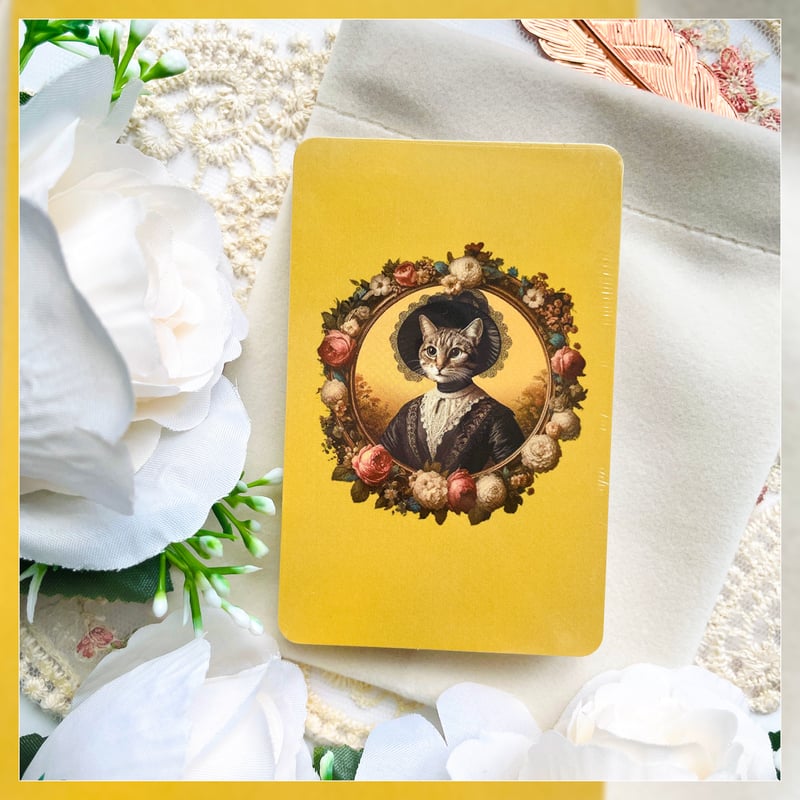 新品同様　猫の洋館 ルノルマンカード 全36枚 ケースあり Amazon.co.jp: Fairy Cats Lenormand 猫妖精ルノルマンカード ｜ Mayu