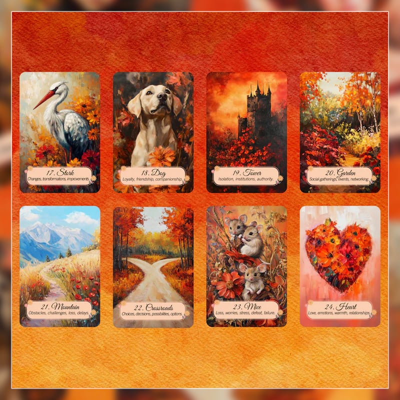Autumn Fields Lenormand【ルノルマンカード】 | musemuse