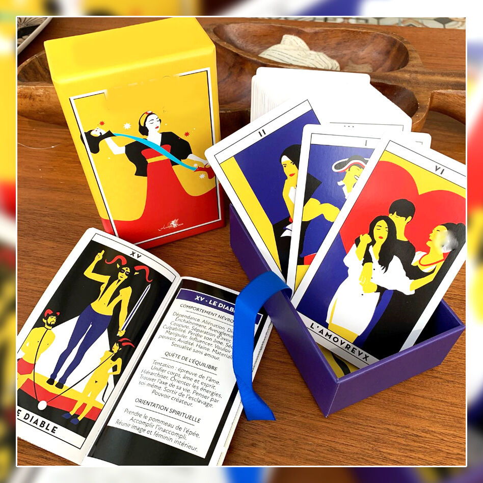 【日本未販売】表裏タロット【フランスタロット】 フランス語】Le Tarot initiatique【タロットカード】 | musemuse