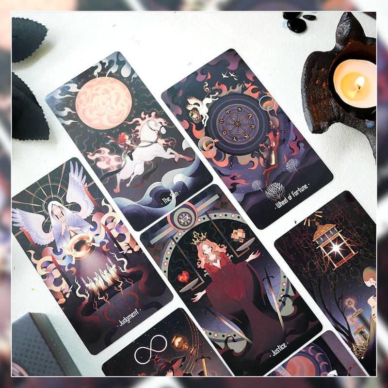 予約商品】Stars Lighting Up the Night Tarot【タロットカード