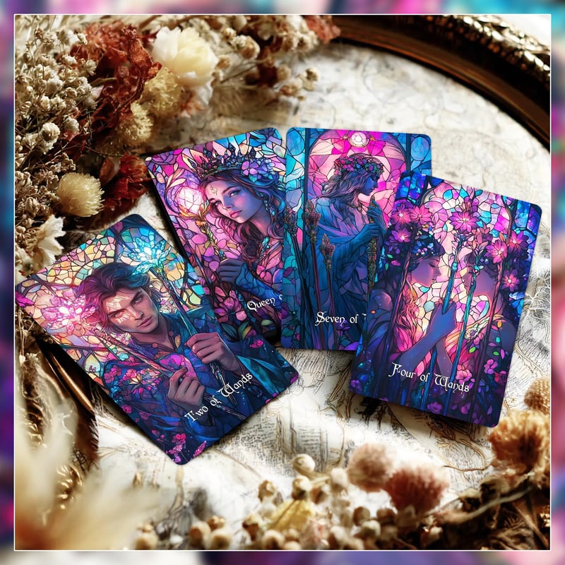 Stained Glass Bloom Tarot Deck【タロットカード】 | musemuse
