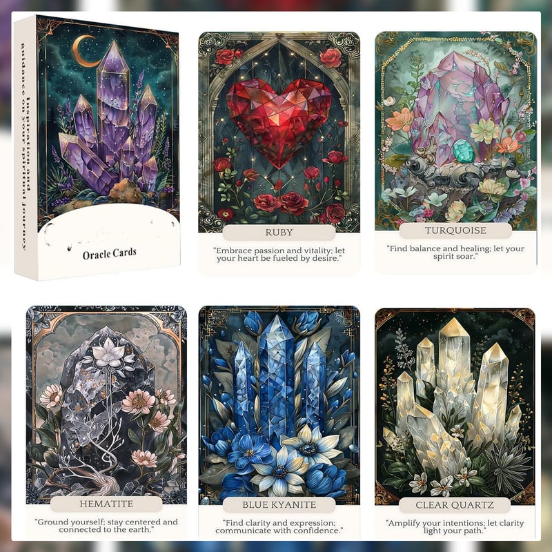 Crystal Wisdom Plant Oracle Cards【オラクルカード】 | mu