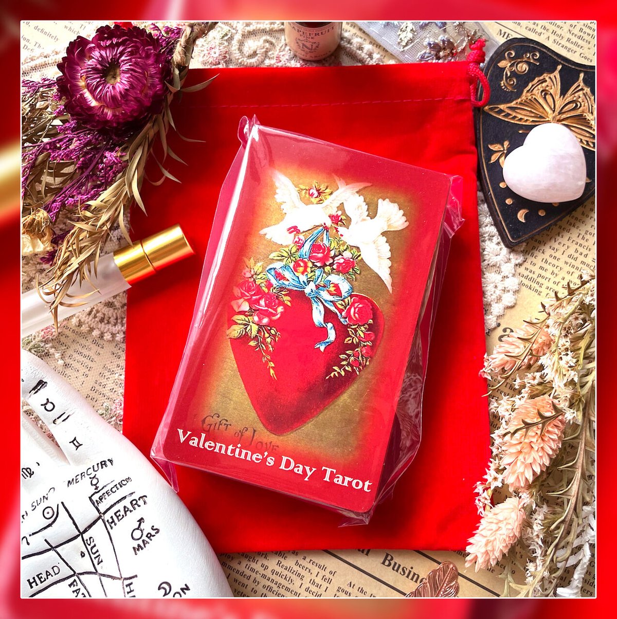 趣味/スポーツ/実用 Valentine's Day Tarot 予約商品】Valentine's Day Tarot Deck【タロットカード】 | mus